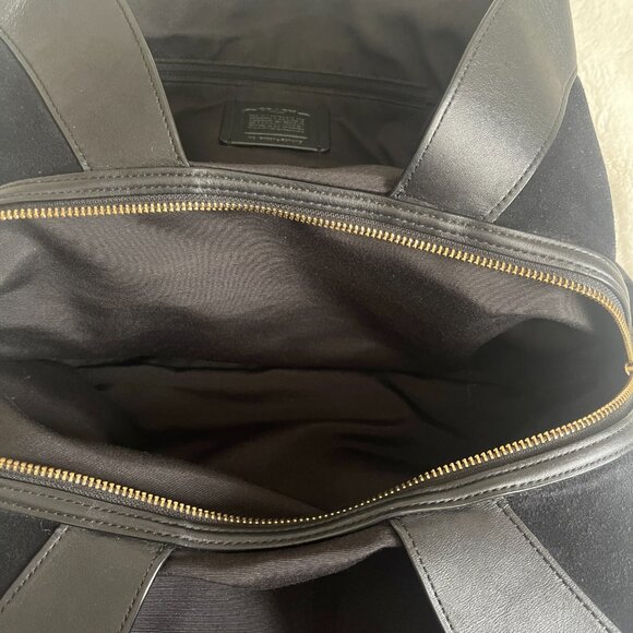 COACH Lexy Mixed Leather Suede Large Shoulder Bag - Picture 15 of 16